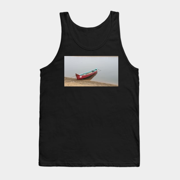 Fishing boat in backwaters India Tank Top by fantastic-designs